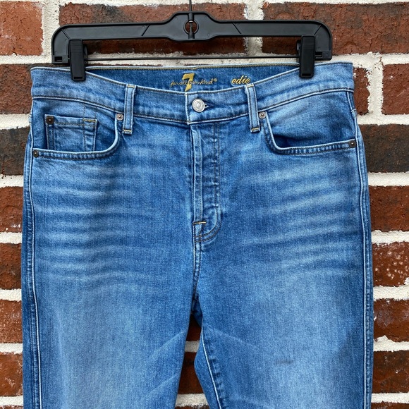 7 for all Mankind size 30 Edie waist hem jean - Picture 11 of 16